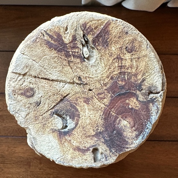 Wood Turned Teak Vase - Picture 5 of 12